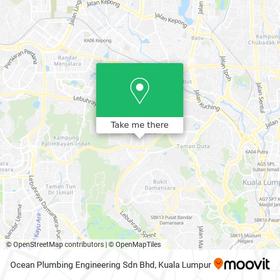 Ocean Plumbing Engineering Sdn Bhd map