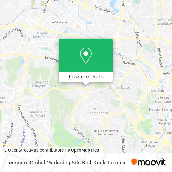 Tenggara Global Marketing Sdn Bhd map