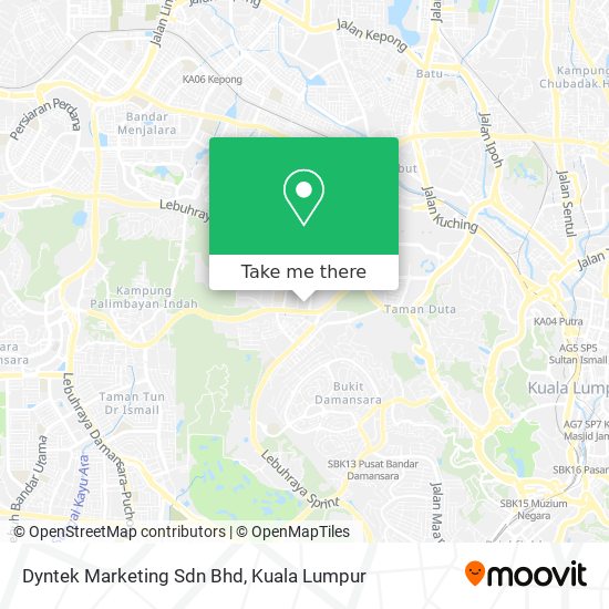 Dyntek Marketing Sdn Bhd map