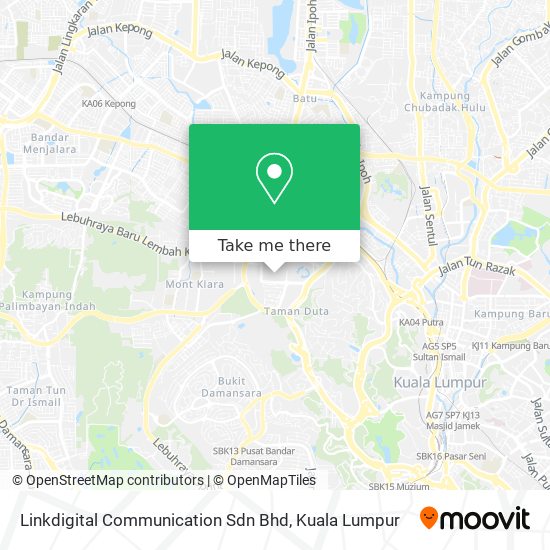 Peta Linkdigital Communication Sdn Bhd