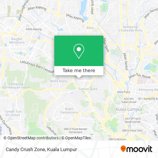 Candy Crush Zone map