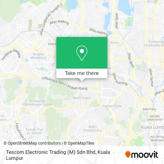 Tescom Electronic Trading (M) Sdn Bhd map