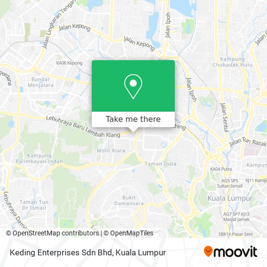 Keding Enterprises Sdn Bhd map