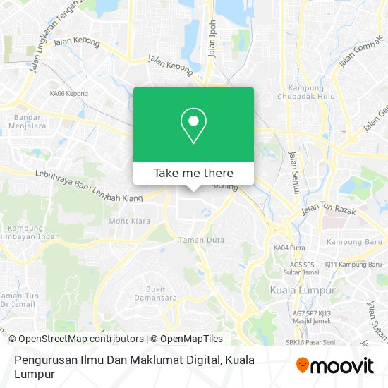 Pengurusan Ilmu Dan Maklumat Digital map