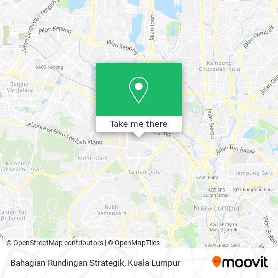 Bahagian Rundingan Strategik map
