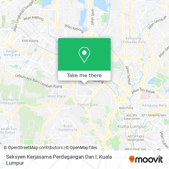 Peta Seksyen Kerjasama Perdagangan Dan I