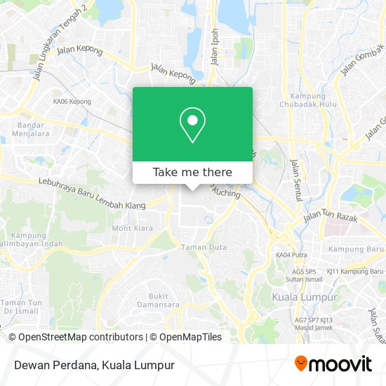 Dewan Perdana map