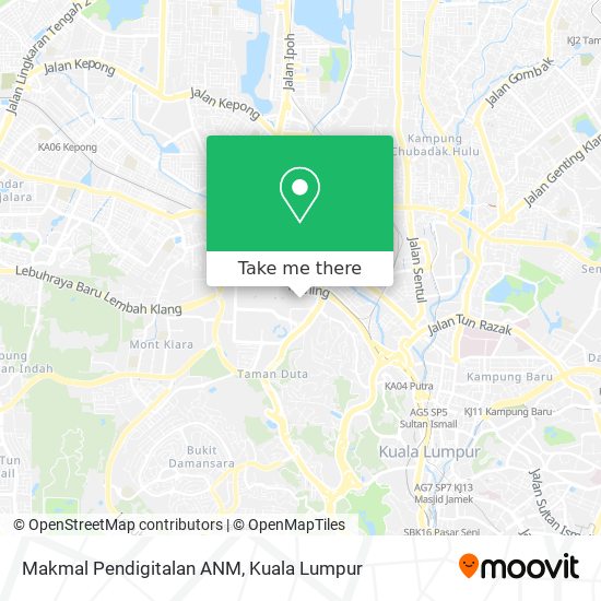 Makmal Pendigitalan ANM map