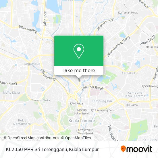 KL2050 PPR Sri Terengganu map