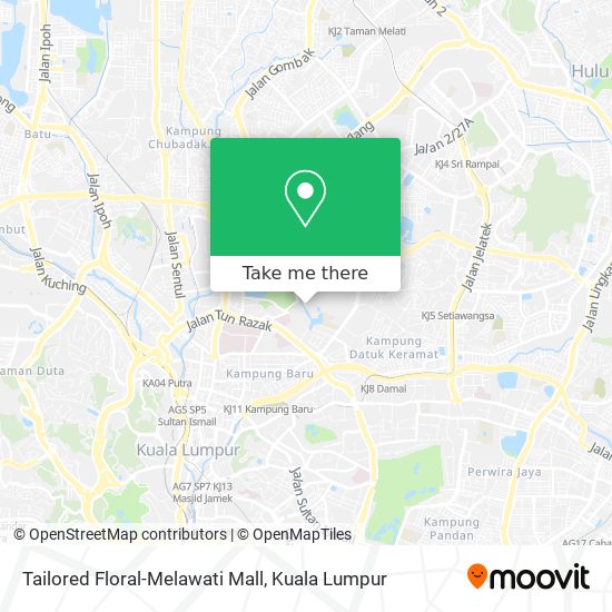 Tailored Floral-Melawati Mall map