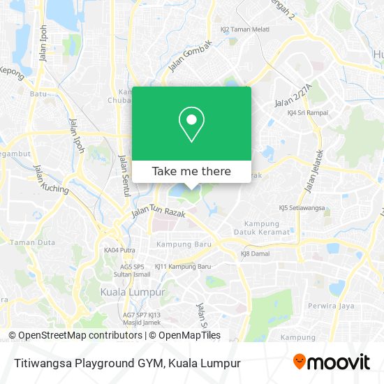 Titiwangsa Playground GYM map