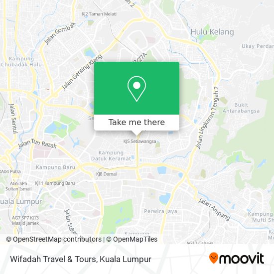 Peta Wifadah Travel & Tours