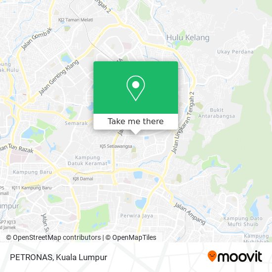 PETRONAS map