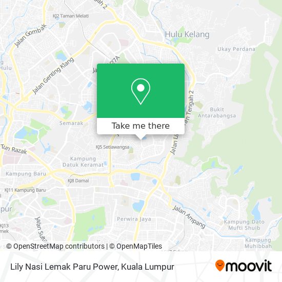 Lily Nasi Lemak Paru Power map