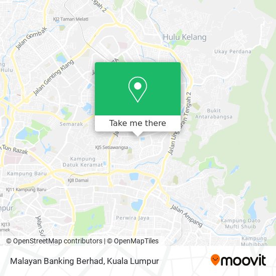 Malayan Banking Berhad map