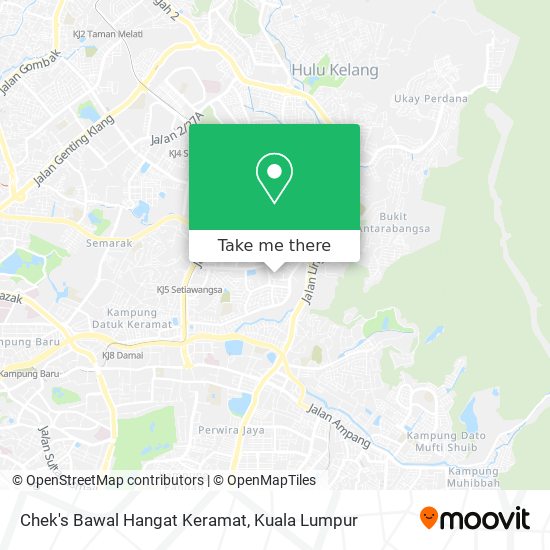Chek's Bawal Hangat Keramat map