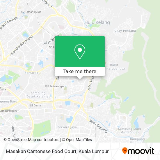 Masakan Cantonese Food Court map