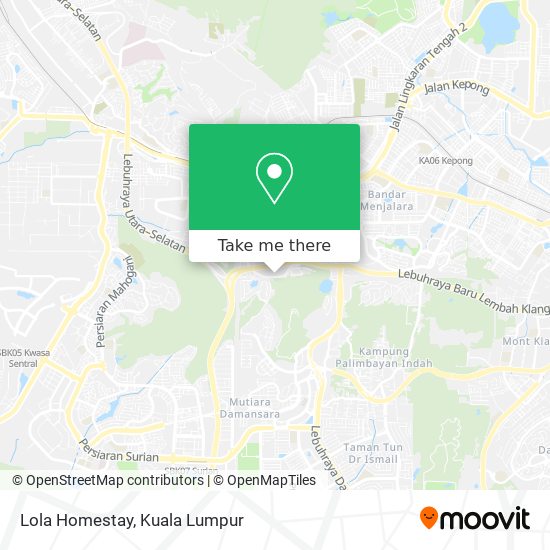 Lola Homestay map