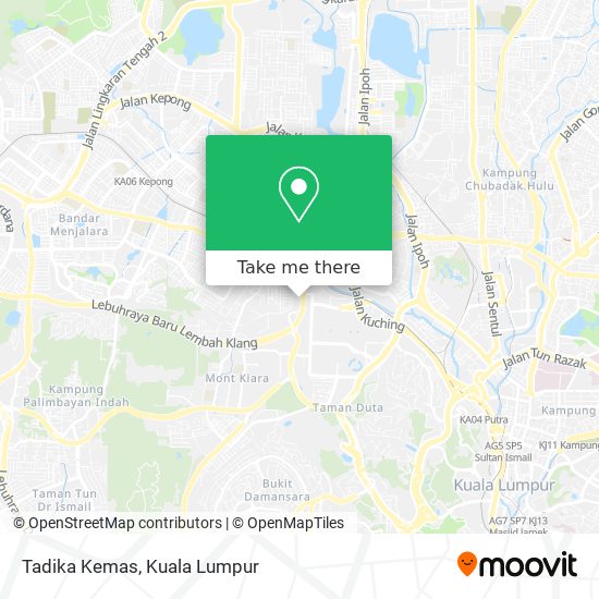 Tadika Kemas map