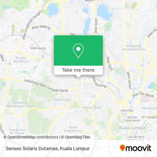 Senses Solaris Dutamas map