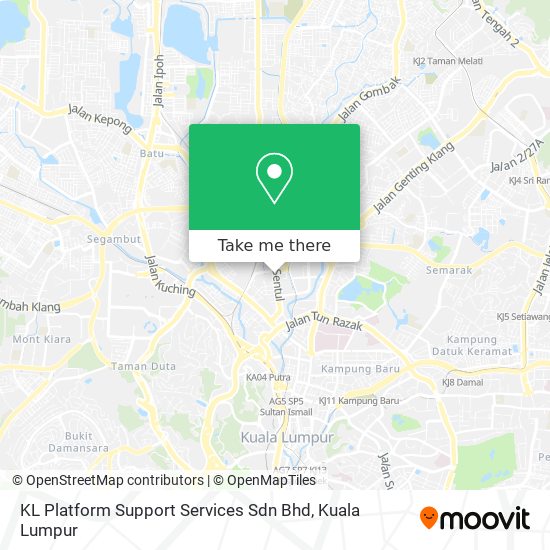 KL Platform Support Services Sdn Bhd map