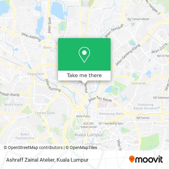 Ashraff Zainal Atelier map