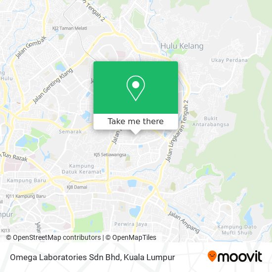Omega Laboratories Sdn Bhd map