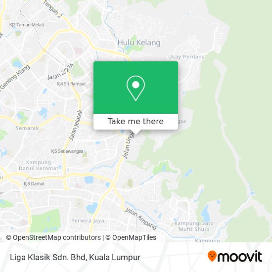 Liga Klasik Sdn. Bhd map