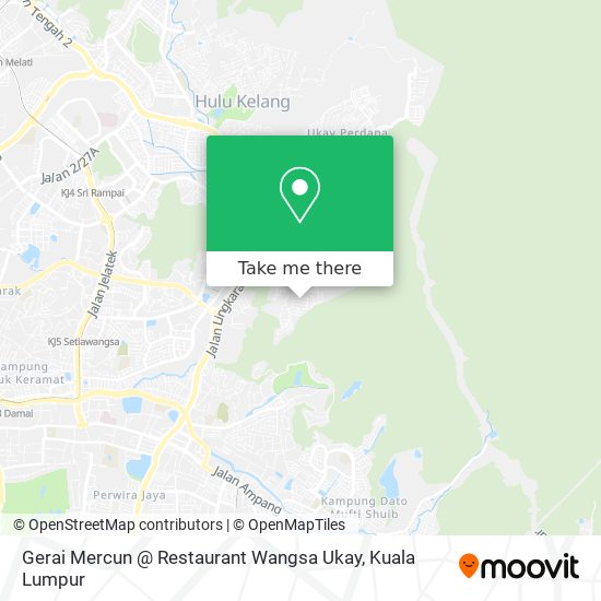 Peta Gerai Mercun @ Restaurant Wangsa Ukay