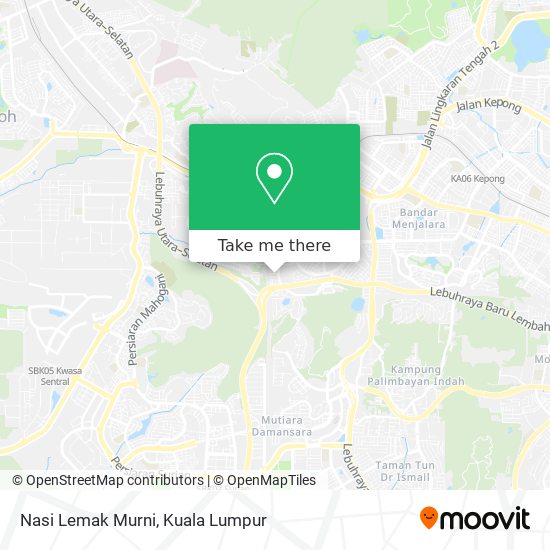 Nasi Lemak Murni map