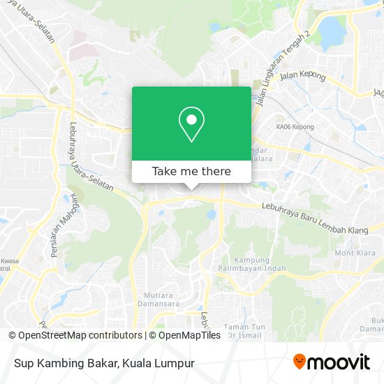 Peta Sup Kambing Bakar