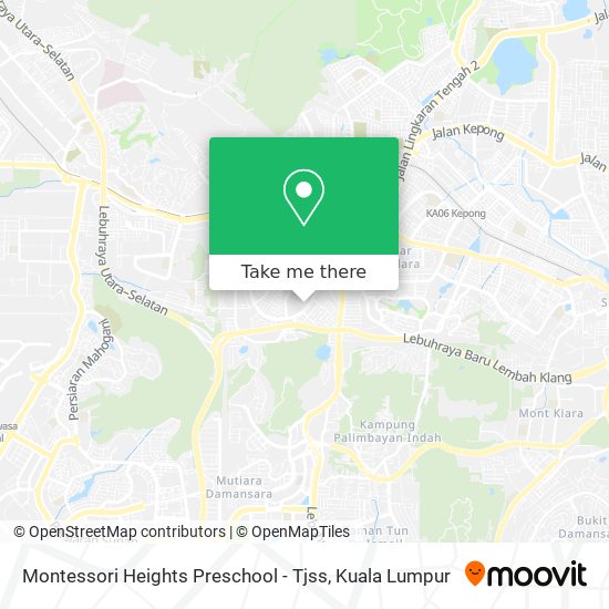 Montessori Heights Preschool - Tjss map