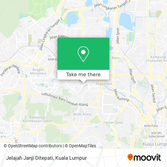 Jelajah Janji Ditepati map