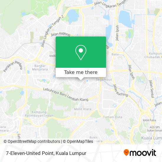 7-Eleven-United Point map