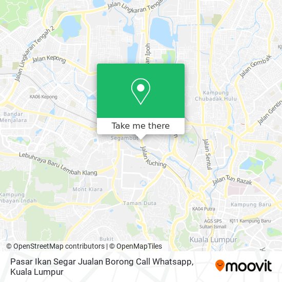 Peta Pasar Ikan Segar Jualan Borong Call Whatsapp