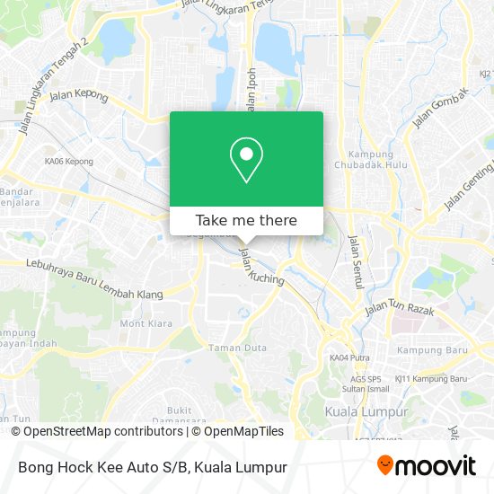 Bong Hock Kee Auto S/B map