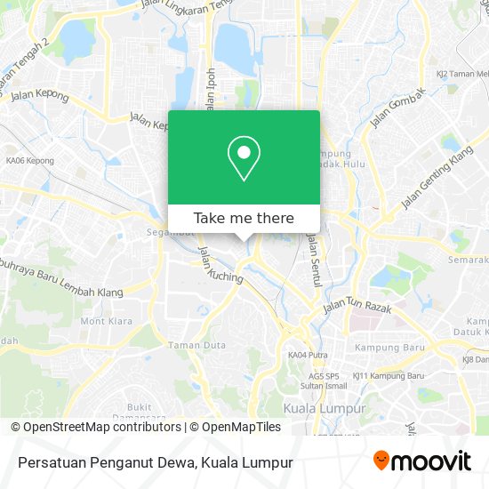 Persatuan Penganut Dewa map