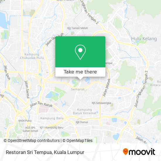 Peta Restoran Sri Tempua