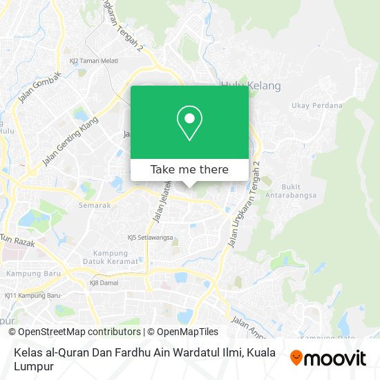 Kelas al-Quran Dan Fardhu Ain Wardatul Ilmi map