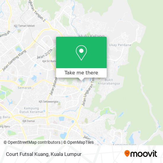 Peta Court Futsal Kuang