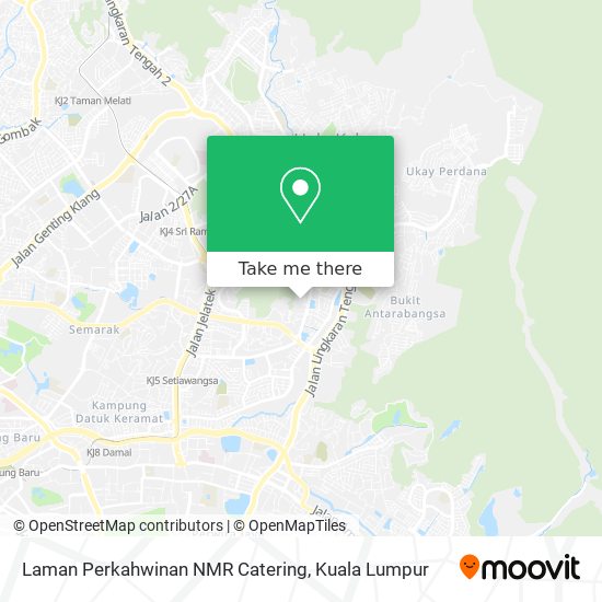 Peta Laman Perkahwinan NMR Catering