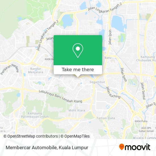 Membercar Automobile map