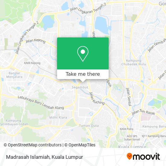 Madrasah Islamiah map