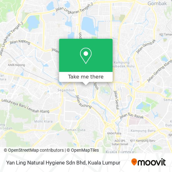 Yan Ling Natural Hygiene Sdn Bhd map