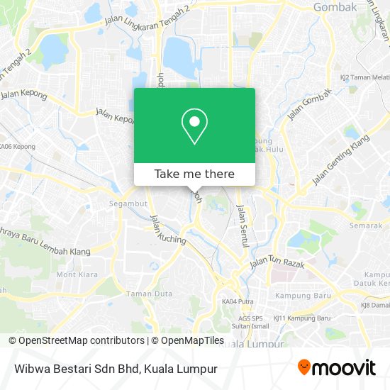 Wibwa Bestari Sdn Bhd map