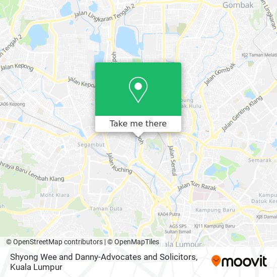 Shyong Wee and Danny-Advocates and Solicitors map