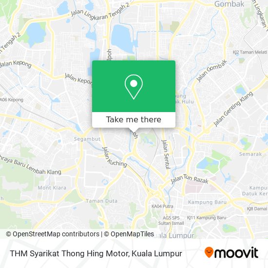 THM Syarikat Thong Hing Motor map