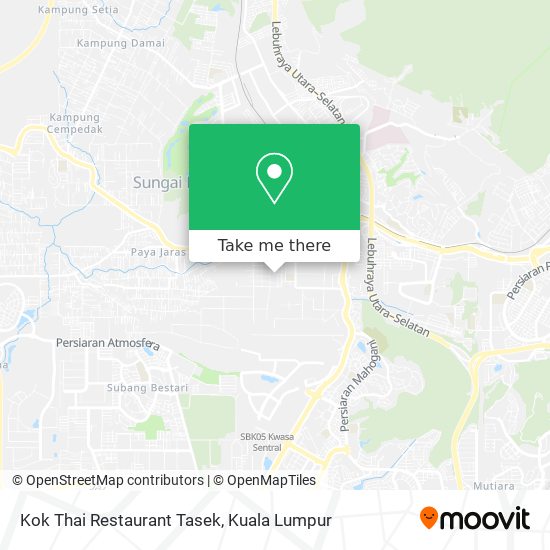 Kok Thai Restaurant Tasek map