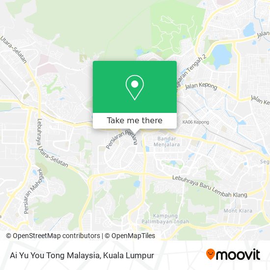 Peta Ai Yu You Tong Malaysia