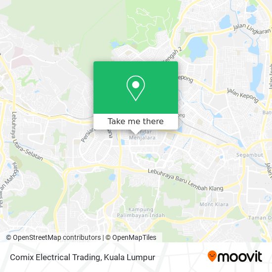 Comix Electrical Trading map